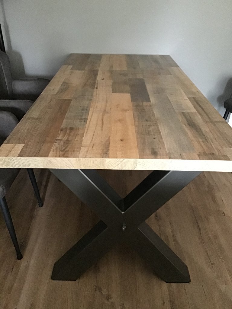 Eetkamertafel, Ophalen, 50 tot 100 cm, Zo goed als nieuw, 150 tot 200 cm