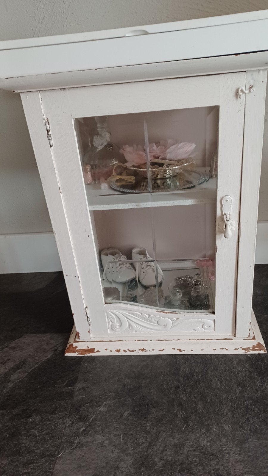 Decoratieve vitrinekastje - 51x39x30 cm, Huis en Inrichting, Kasten | Vitrinekasten, Minder dan 50 cm, Ophalen of Verzenden, Minder dan 100 cm