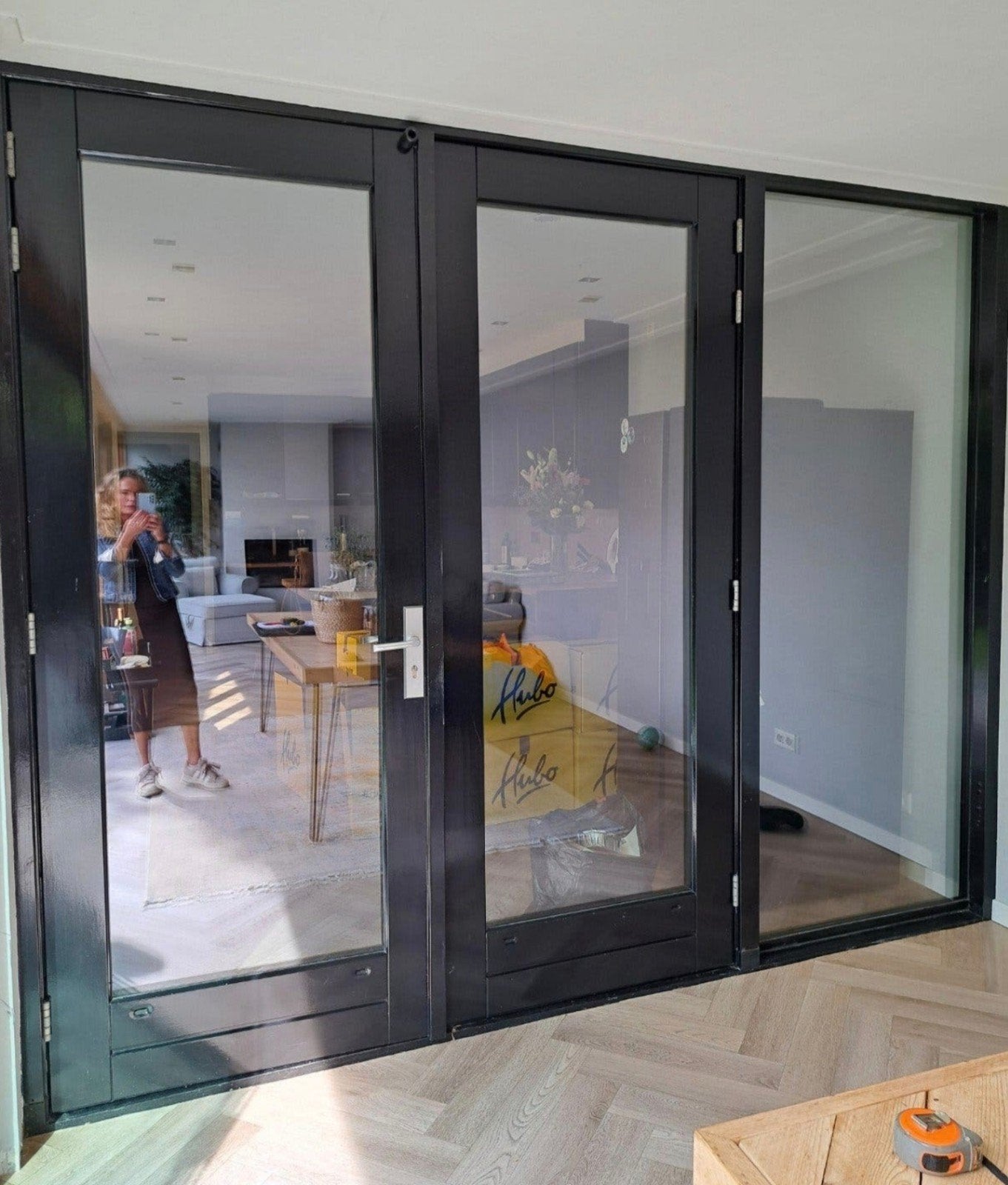 tuindeuren openslaande deuren + kozijn Dts Onderdorpel izgs, Doe-het-zelf en Verbouw, Deurkozijn, 225 cm of meer, Ophalen of Verzenden
