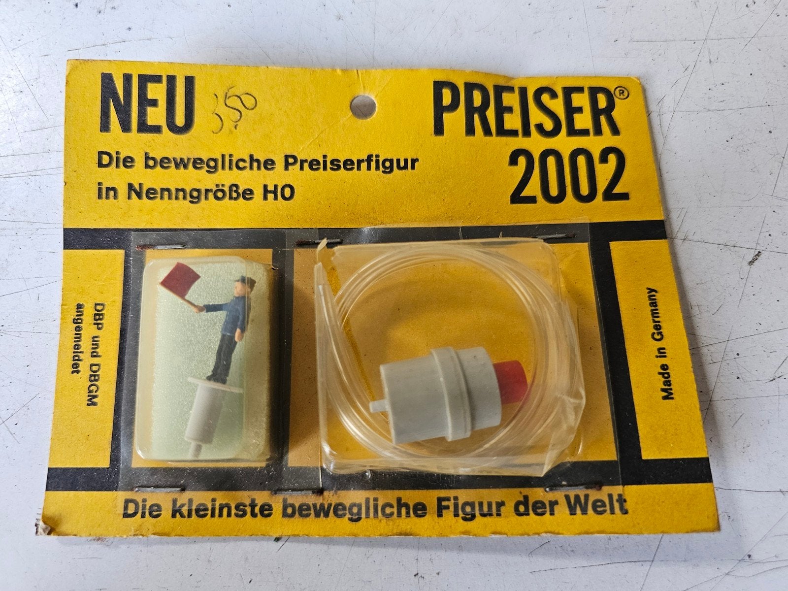 Preiser 2002 Bewegende Figuur HO - De Kleinste ter Wereld, Hobby en Vrije tijd, Modeltreinen | H0, Ophalen of Verzenden