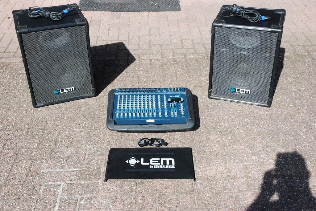 LEM Twin 14 mengtafel   <25251622>, Ophalen, Gebruikt, LEM, .