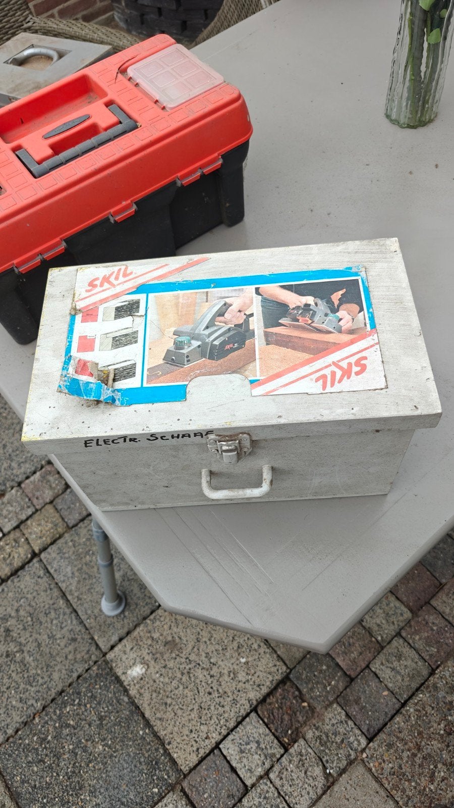 Skil elektrische schaaf, Doe-het-zelf en Verbouw, Ophalen of Verzenden, Gebruikt, Elektrisch