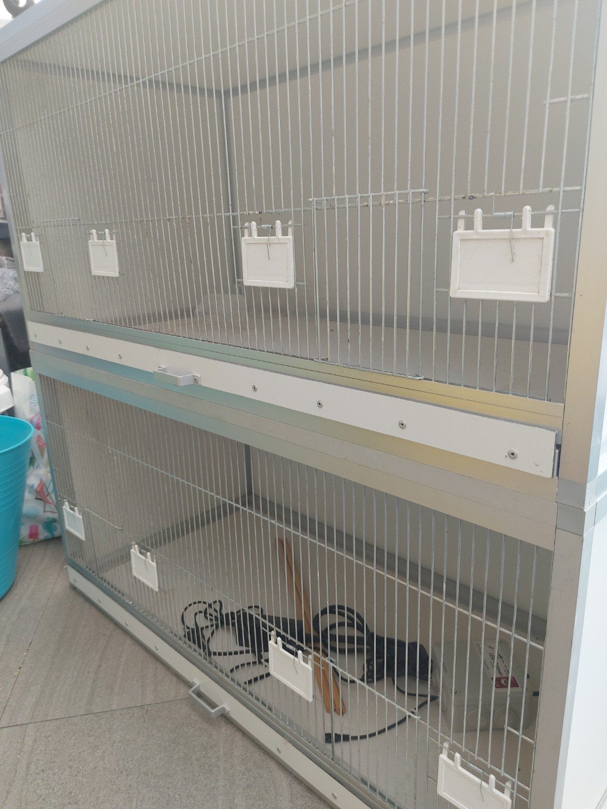 2 broedkooien trespa, Dieren en Toebehoren, Vogels | Hokken en Kooien, Ophalen, Hout, Broedkooi of Kweekkooi