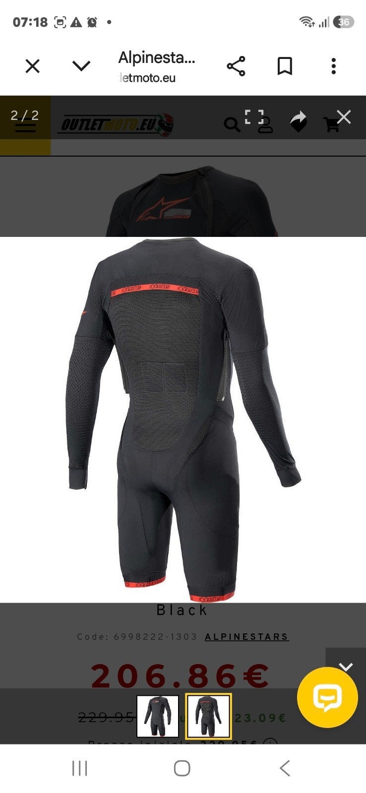 Alpinestars TECH-AIR 10 RACE base layer onderpak basislaag, Nieuw met kaartje, Kinderen, Ophalen of Verzenden, Alpinestars