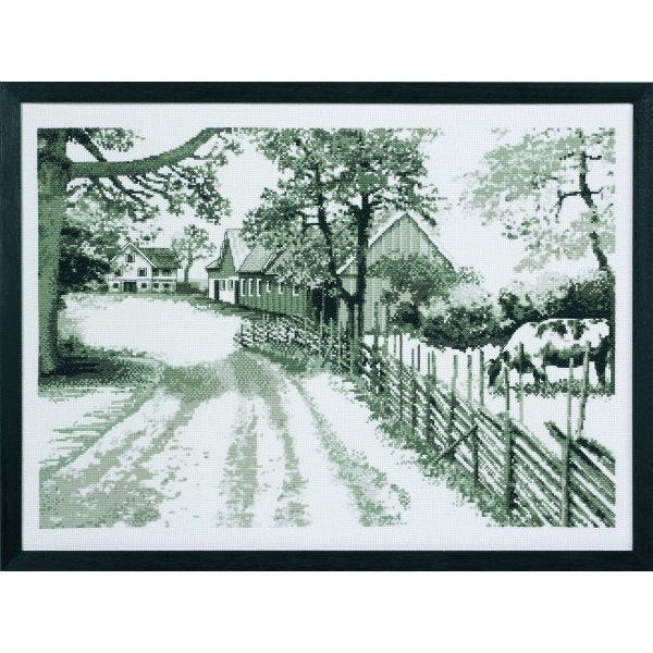 Borduurpakket Koeien bij de boerderij 706813, ., Nieuw, Ophalen of Verzenden, .
