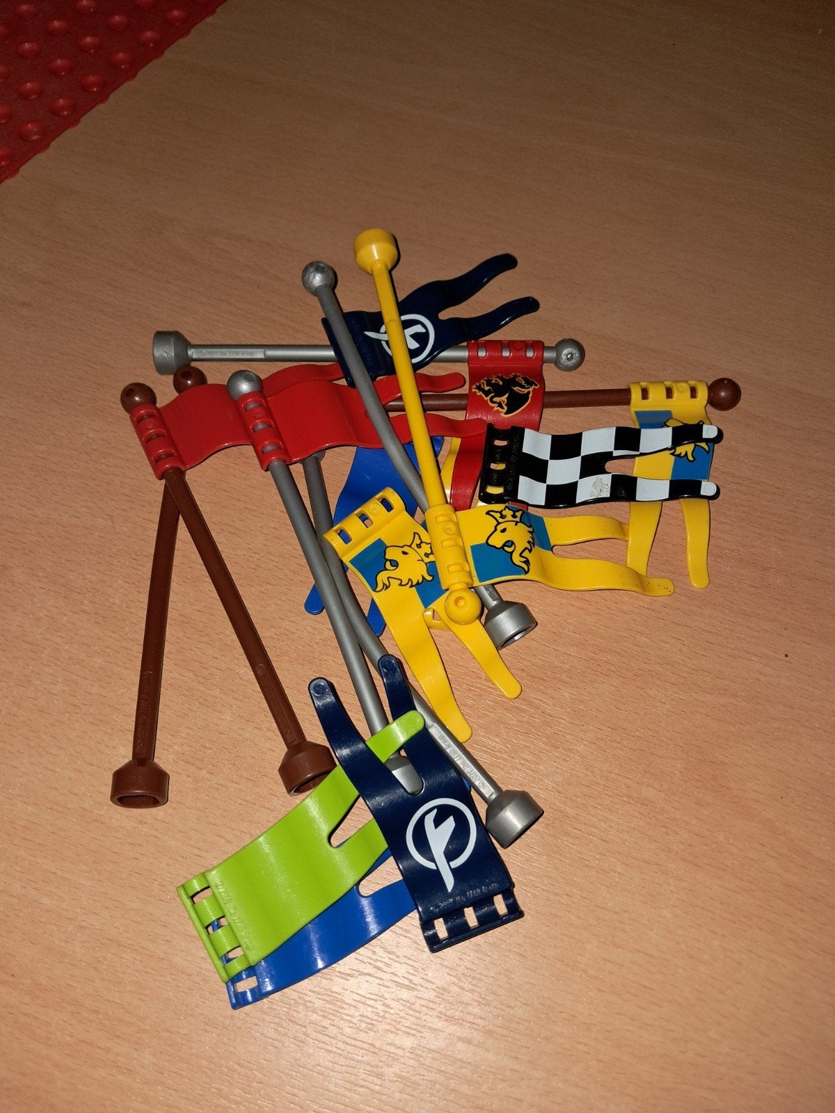 Duplo vlaggen, Ophalen, Duplo