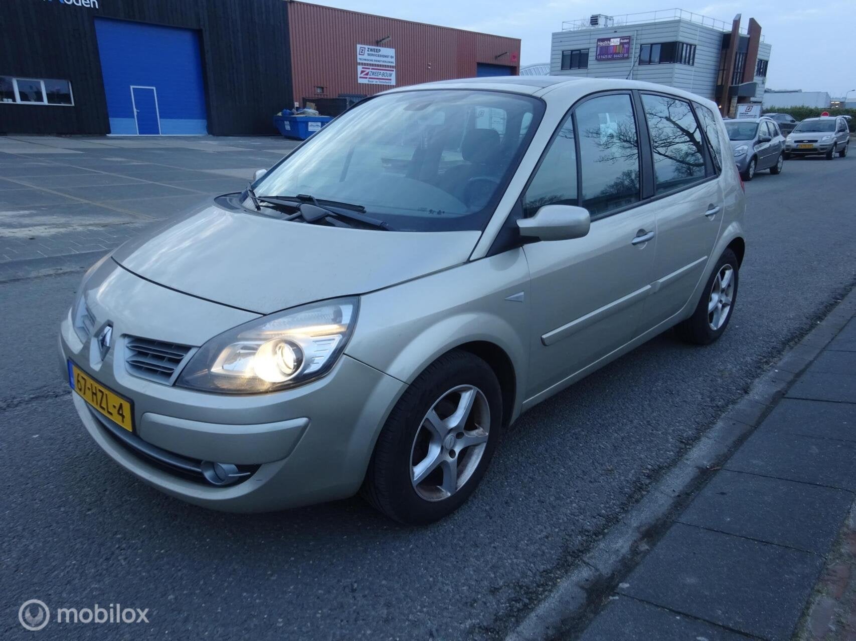 Renault Scenic 1.6-16V Tech Line, Auto's, Parkeersensor, Gebruikt, 1295 kg, 4 cilinders