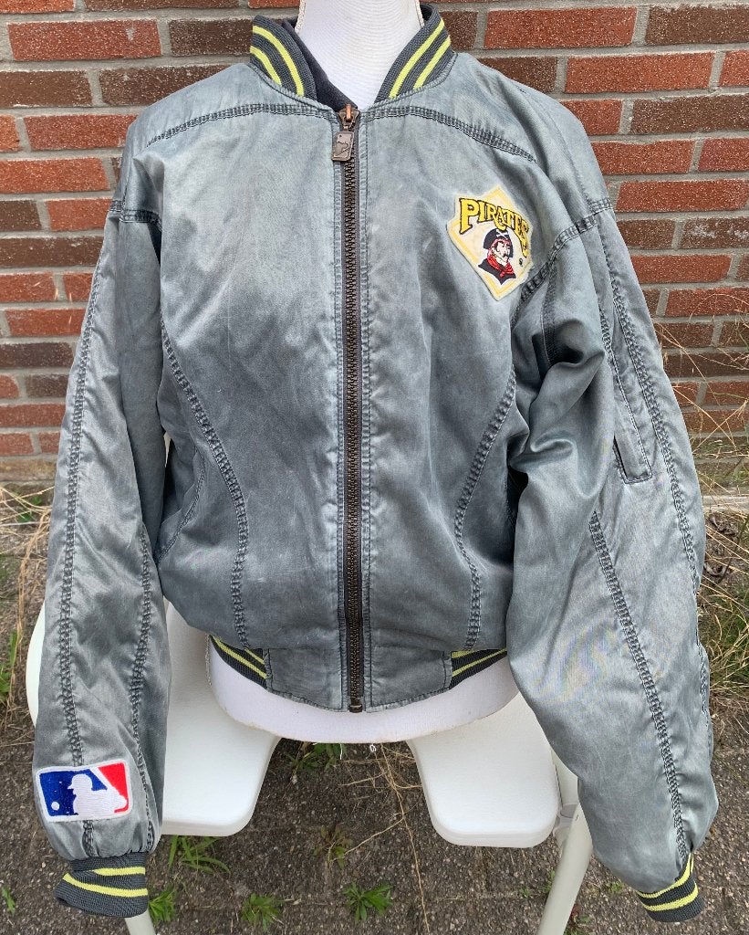 Honkbal jas Pitsburgh Pirates izgst maat M, Ophalen of Verzenden, Zo goed als nieuw, Honkbal, Kleding