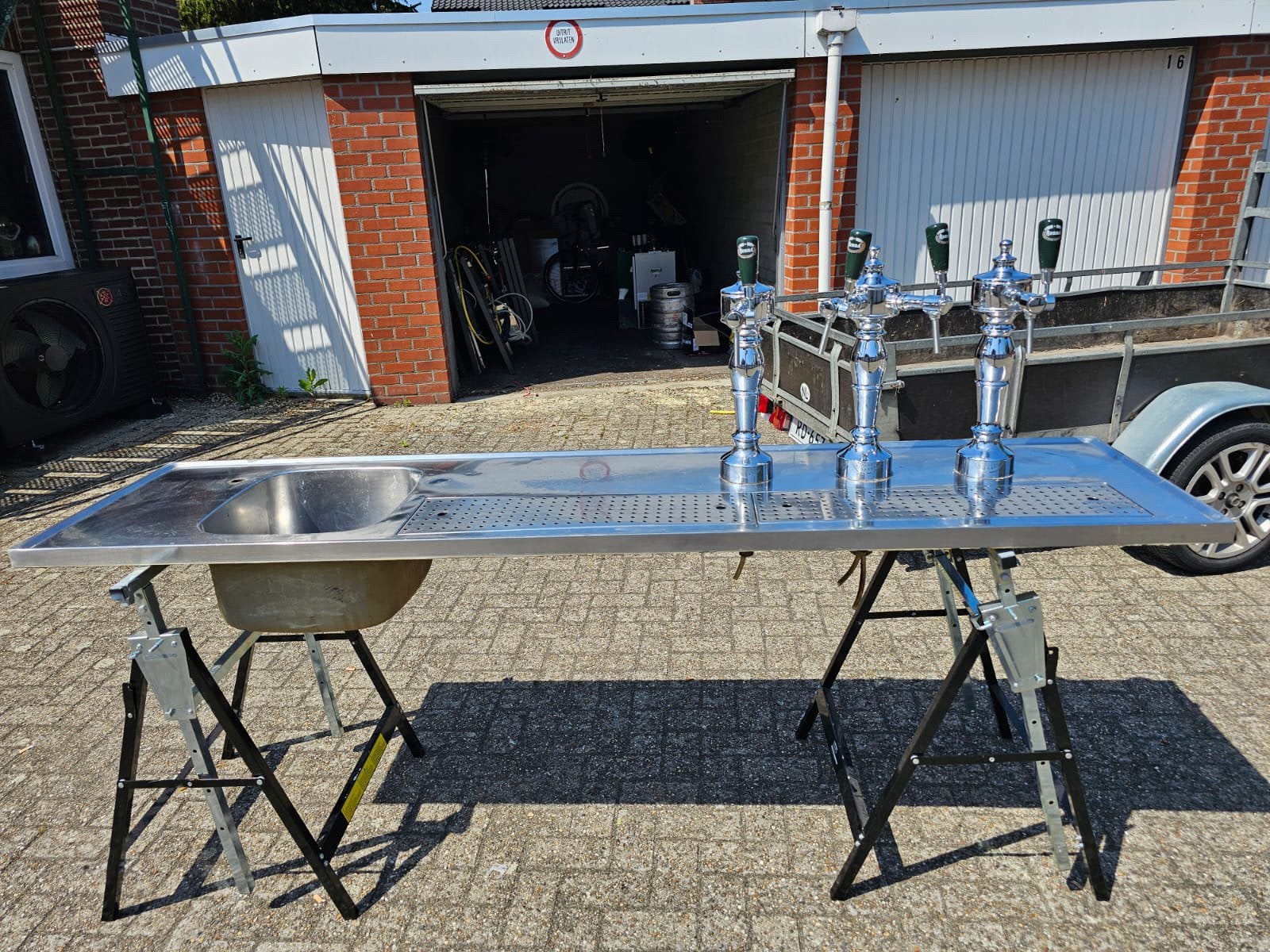 Lekblad met tapkranen, Ophalen of Verzenden, Zo goed als nieuw, Overige merken