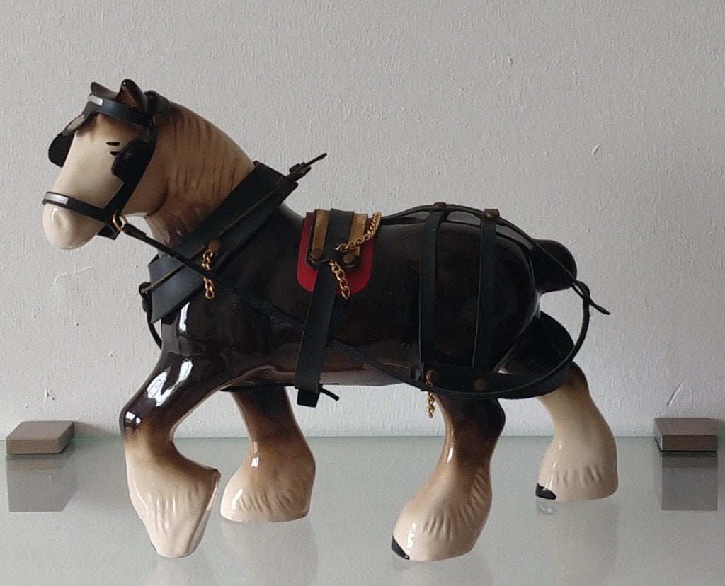 vintage Clydesdale Shire porseleinen paard, volgnr 57, Ophalen of Verzenden