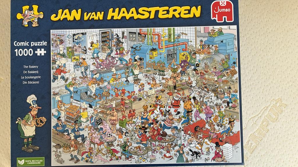 Nieuwe Jan van Haasteren puzzel - De Bakkerij 1000 stukjes, Ophalen of Verzenden, 500 t/m 1500 stukjes, Nieuw, Legpuzzel