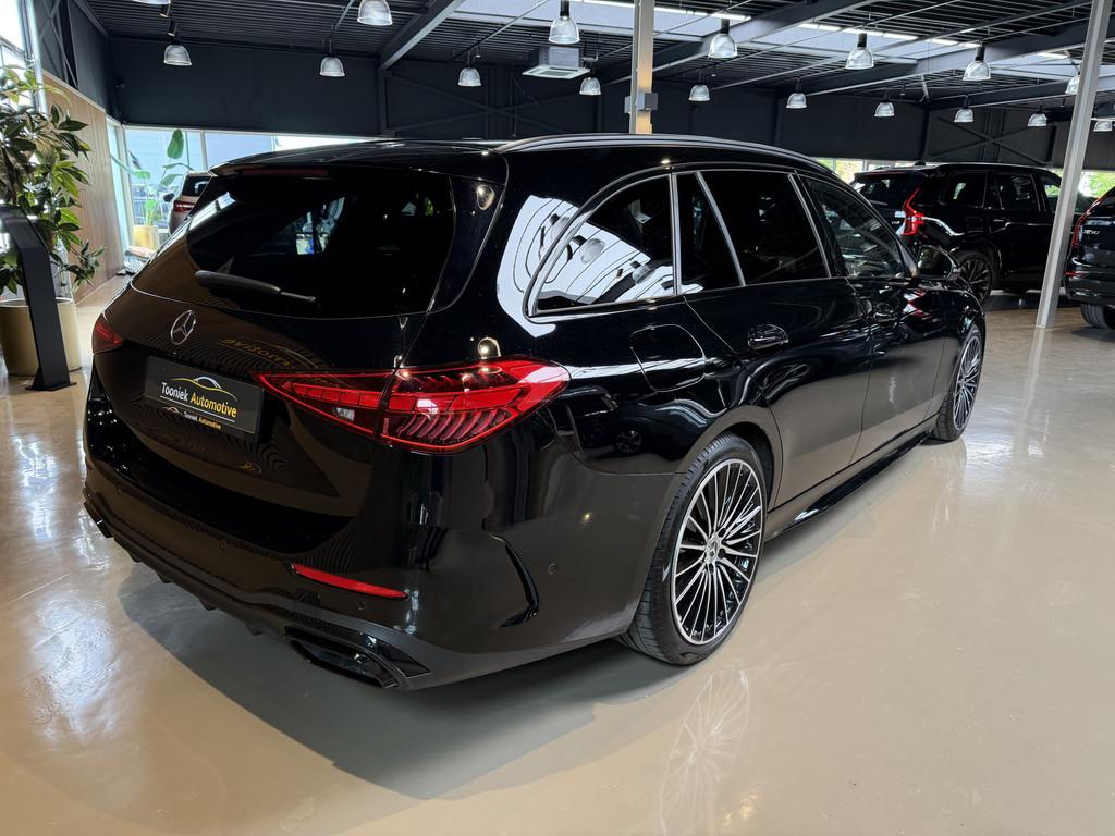 Mercedes-Benz C-Klasse Estate 200 AMG Line | Panorama dak |, Auto's, Mercedes-Benz, Automaat, Euro 6, 4 cilinders, Zwart