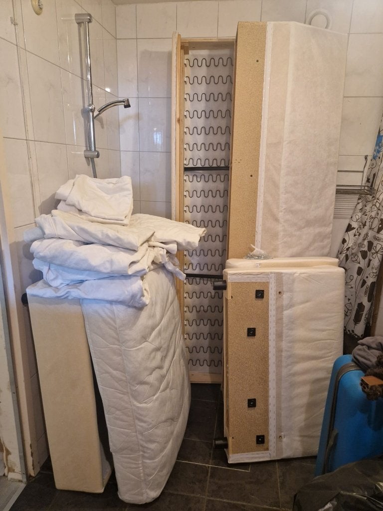 Gratis Ikea Gronlid bank met hocker, Ophalen, Gebruikt, Driepersoons, 75 tot 100 cm