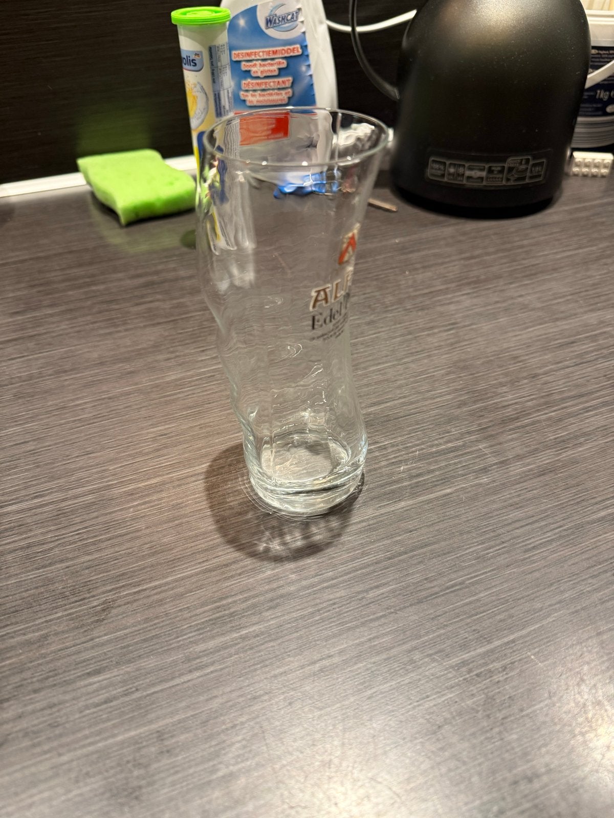 GEZOCHT!!!!!! Alfa Edel Pils bierglas, Overige typen, Ophalen of Verzenden, Zo goed als nieuw, Glas