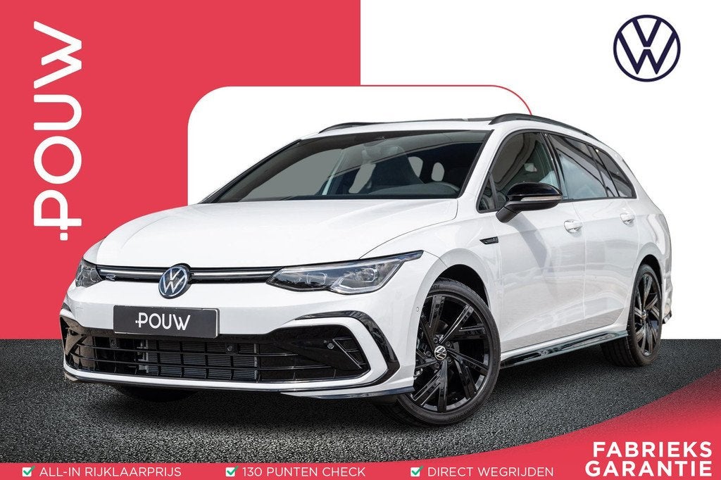 Volkswagen Golf Variant 1.5 eTSI 150pk DSG R-Line Business |, Auto's, Volkswagen, 12 maanden, Euro 6, 4 cilinders, Wit