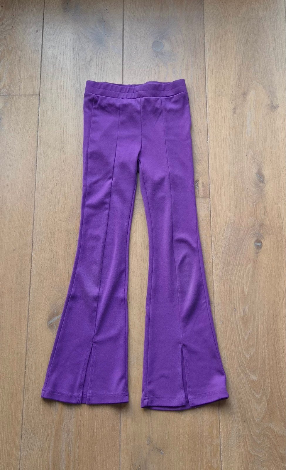 Paarse flared broek Shoeby maat 134-140, Broek, Meisje, Ophalen of Verzenden, Zo goed als nieuw
