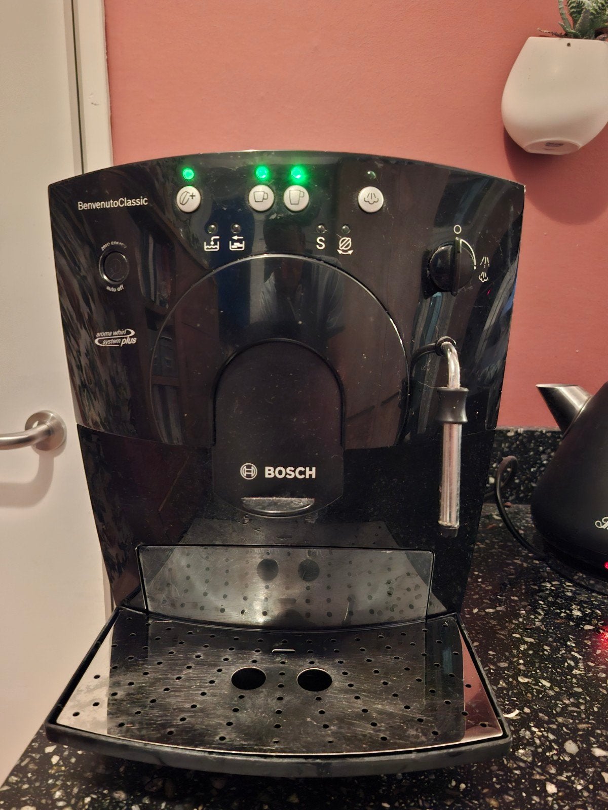 Bosch Benvenuto Classic Volautomatische Koffiemachine, Stoompijpje, Gebruikt, Koffiemachine, 4 tot 10 kopjes