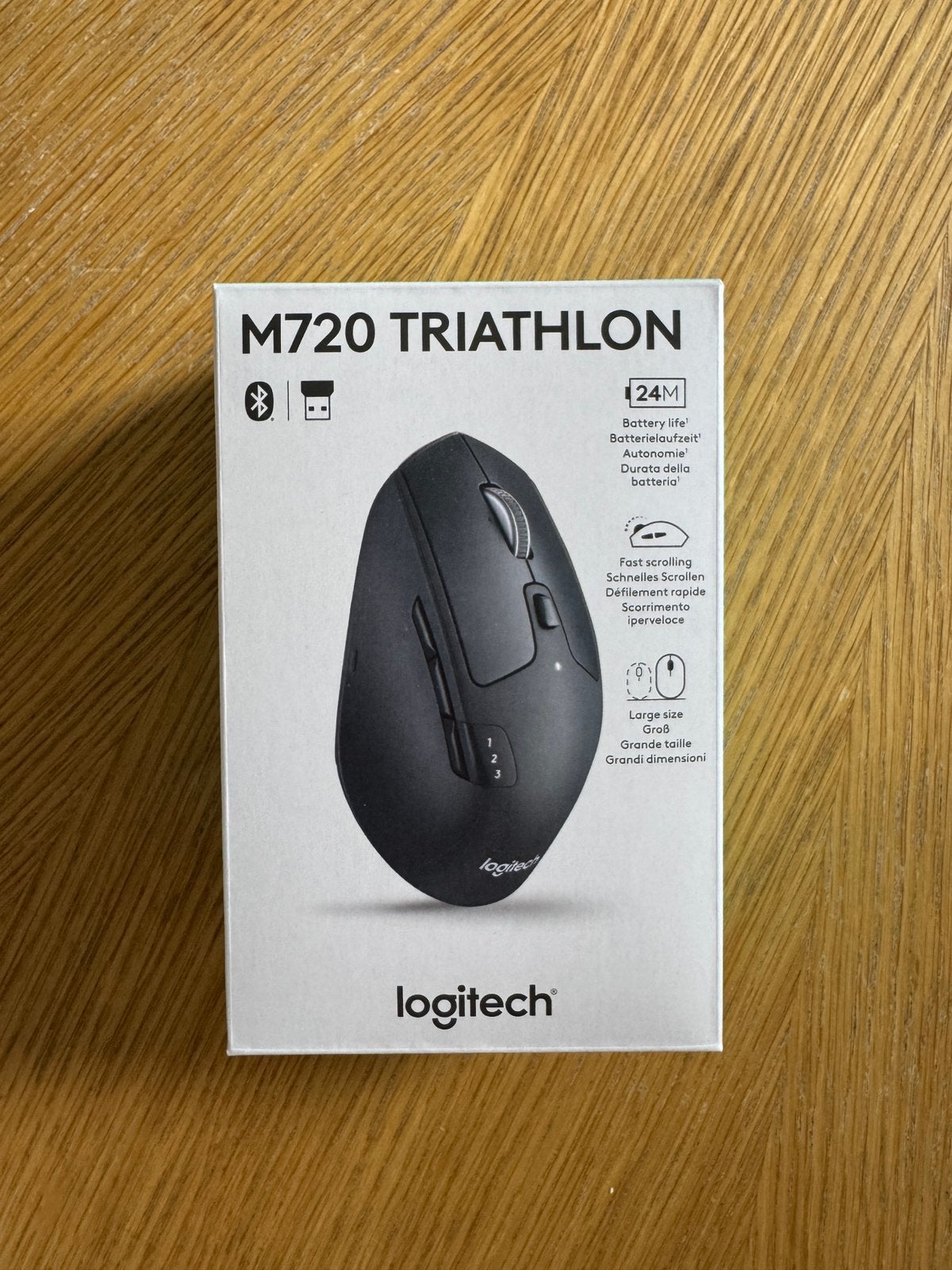 Logitech M720 Triathlon Bluetooth muis - NIEUW, Rechtshandig, Muis, Nieuw, Ophalen of Verzenden