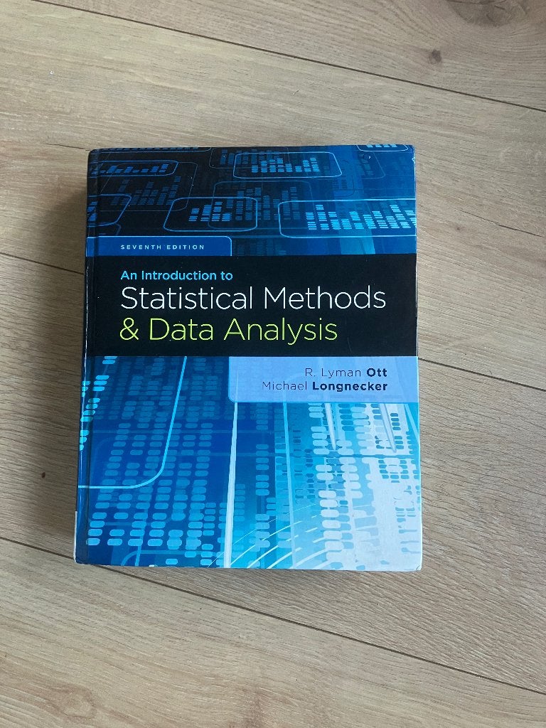 Statistical Methods & Data Analysis, Ophalen of Verzenden, Beta, Gelezen, WO