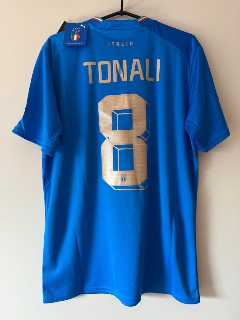 Tonali #8 Italie Puma Voetbalshirt Nieuw Maat M, Puma, Nieuw, Voetbal, Verzenden