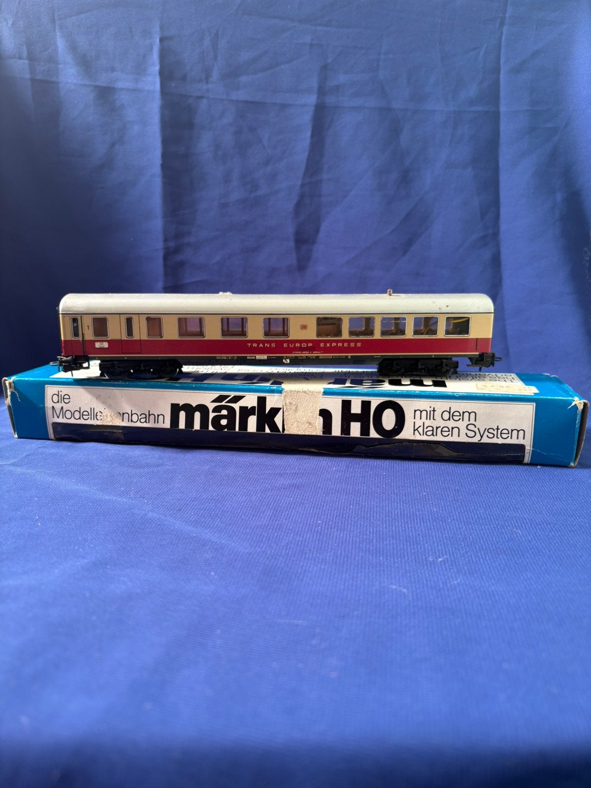 Märklin H0 4096 TEE Trans Eu Express met Binnenverlichting, Wisselstroom, Wagon, Ophalen of Verzenden, Zo goed als nieuw