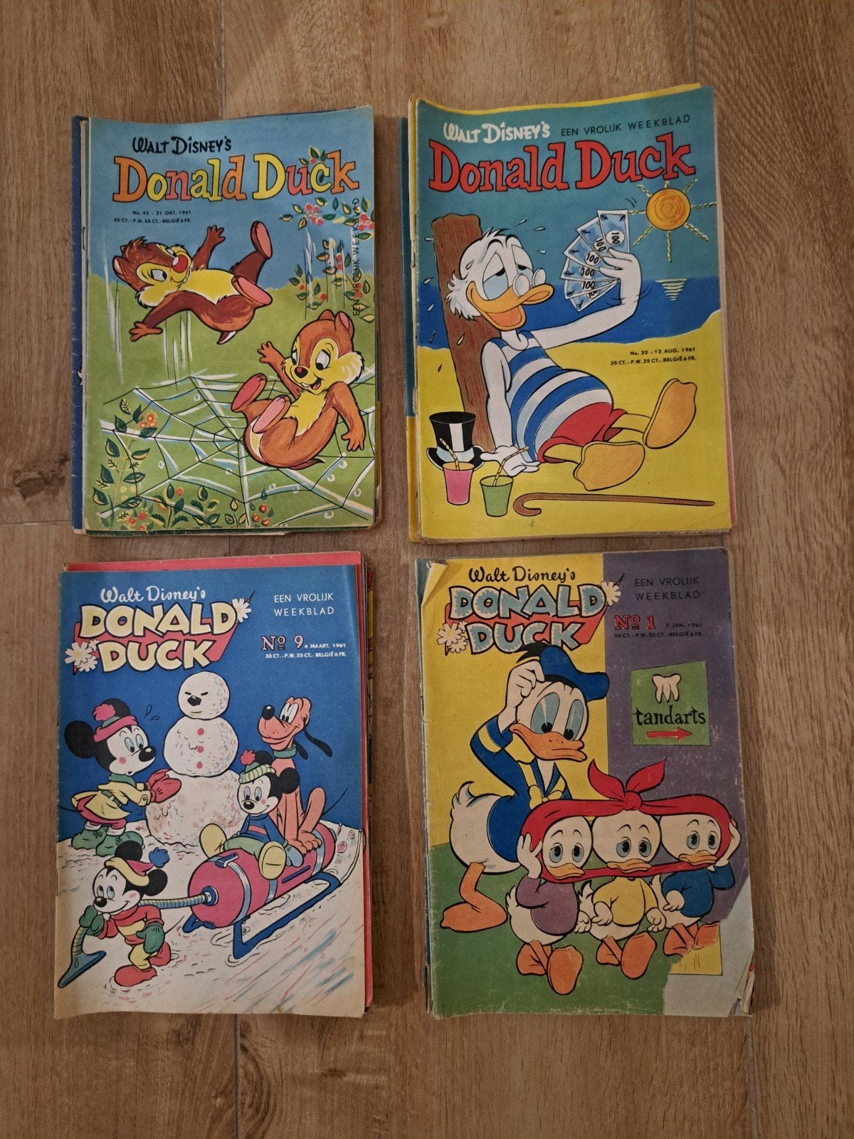 Compleet 1961 Donald Duck weekbladen uit 1961 - Vintage stri, Ophalen of Verzenden