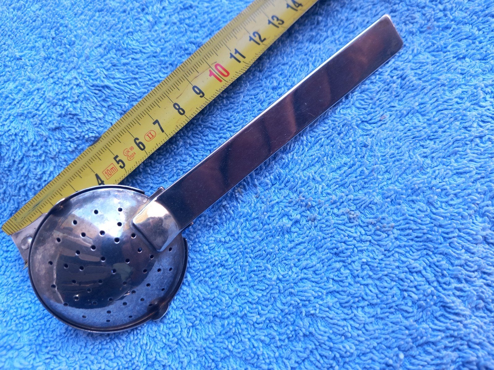 Vintage theezeef PTT Nederland- 15 cm, Ophalen of Verzenden
