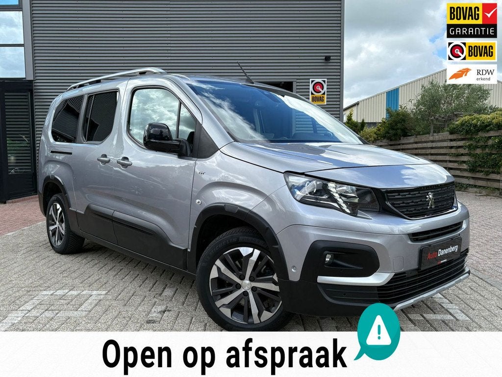 Peugeot Rifter Long GT-line 7-PERSOON,CAMERAAUTOMAAT,TREKHAA, Stof, 1199 cc, 7 stoelen, 14 km/l