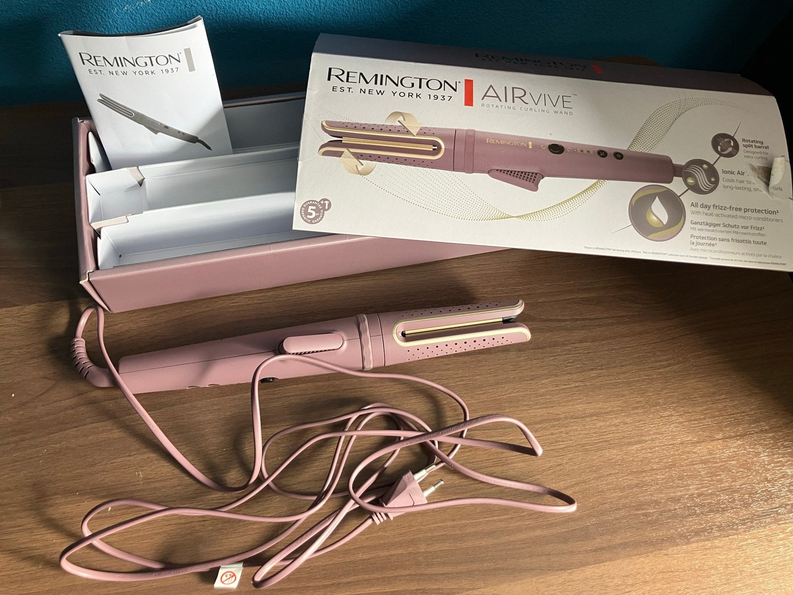 Remington AIRVIVE Krultang - Slechts 1x gebruikt, Ophalen, Zo goed als nieuw, Krultang of Stijltang