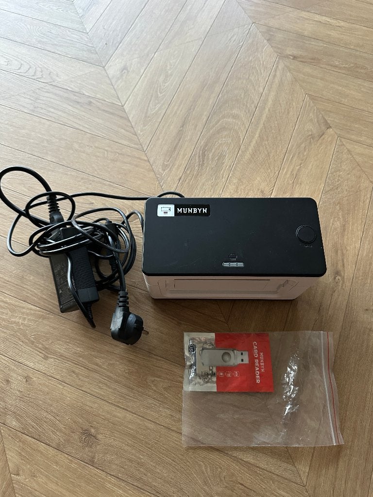 MUNBYN thermische USB-C Labelprinter, Computers en Software, Ophalen of Verzenden, Zo goed als nieuw, Etiket, Munbyn