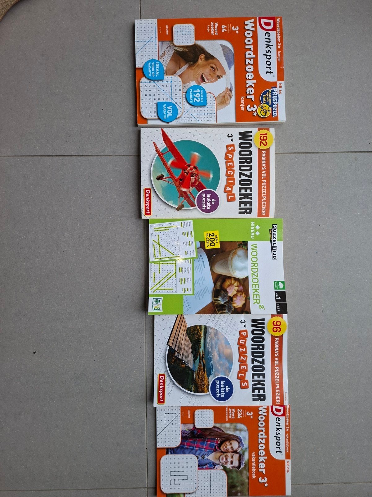 Ongebruikte puzzelboekjes en woordzoekers, Hobby en Vrije tijd, Denksport en Puzzels, Ophalen of Verzenden, Zo goed als nieuw
