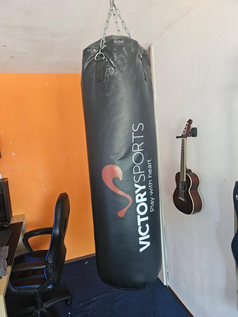Bokszak Victory Sports met ophangketting, Ophalen, Gebruikt, Bokszak