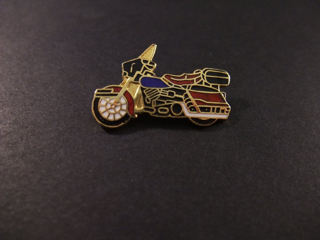 Harley-Davidson Electra Glide, top toermodel,emaille pin, Verzamelen, Speldjes, Pins en Buttons, Ophalen of Verzenden, Gebruikt