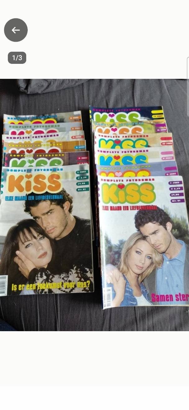 Kiss Fotostrips Tijdschriften - Diverse Jaren, Boeken, Ophalen of Verzenden, Gelezen, Damesbladen