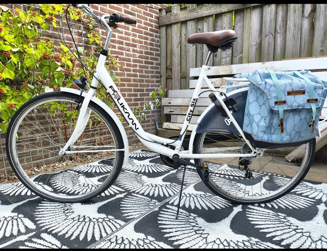 Opoefiets met vernellingen en 28" banden. ZGAN!!, Fietsen en Brommers, Overige merken, Terugtraprem, Versnellingen, Ophalen of Verzenden