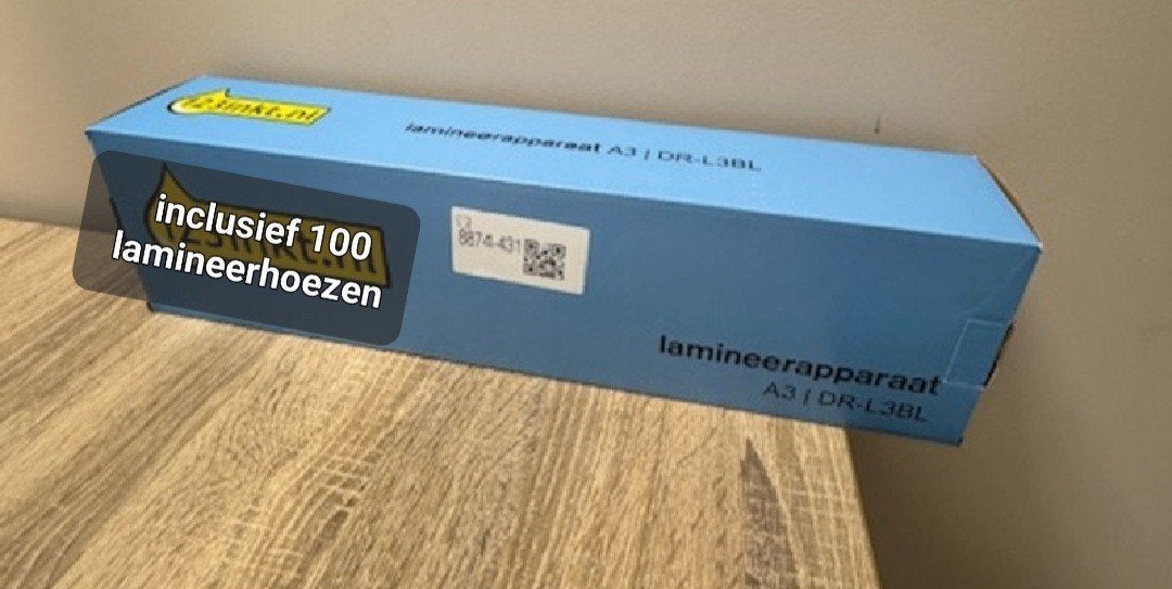 Nieuw. A3 lamineerapparaat + lamineerhoezen., Ophalen, Nieuw