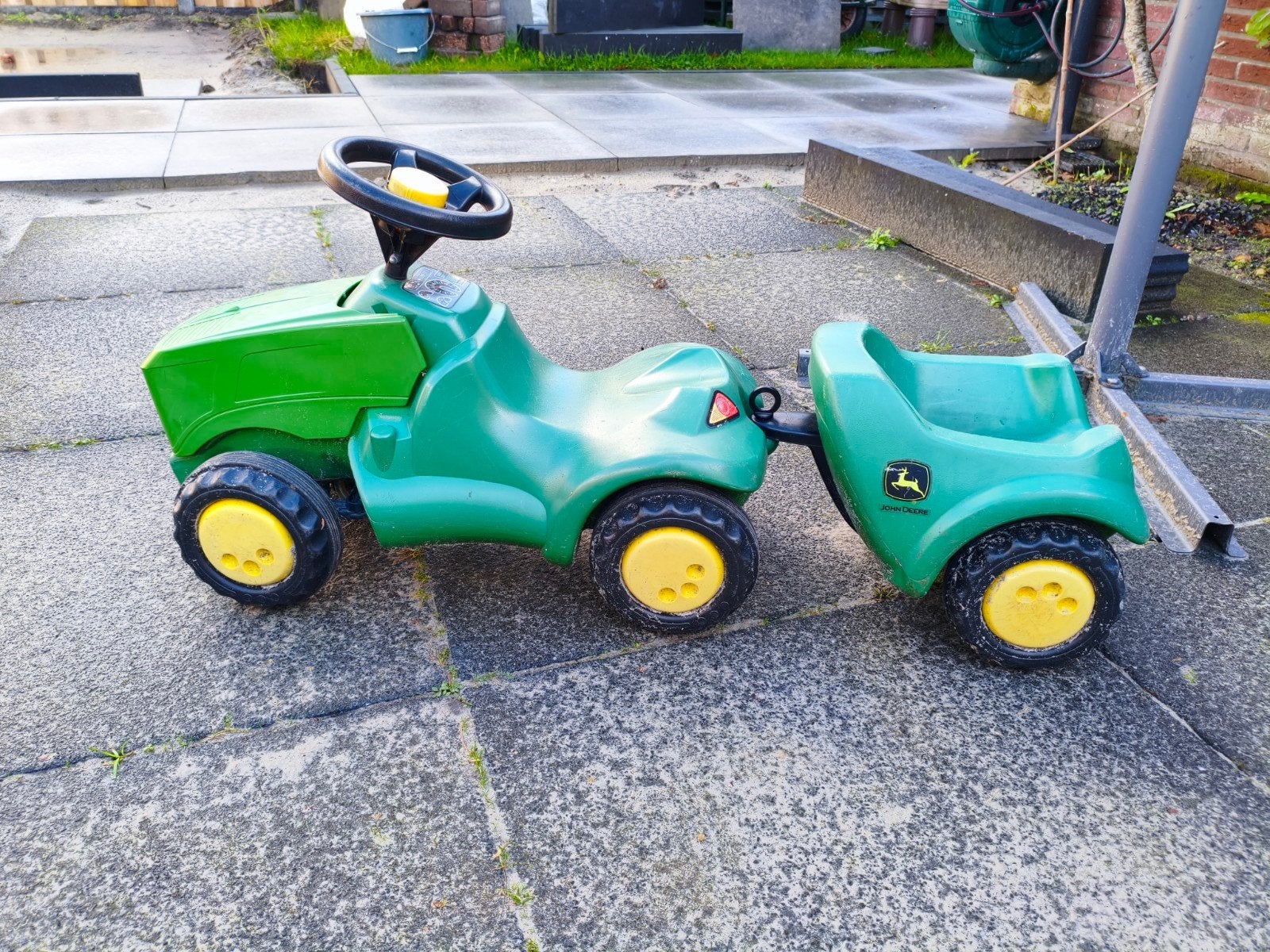 John Deere looptrekker, Ophalen, Gebruikt
