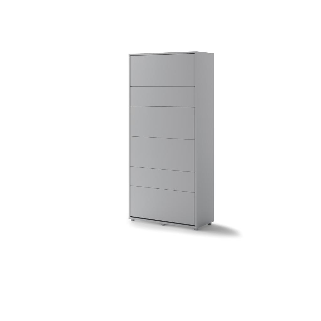 Concept opklapbed verticaal - 90x200 - Grijs, Niet ingevuld, Niet ingevuld, Niet ingevuld