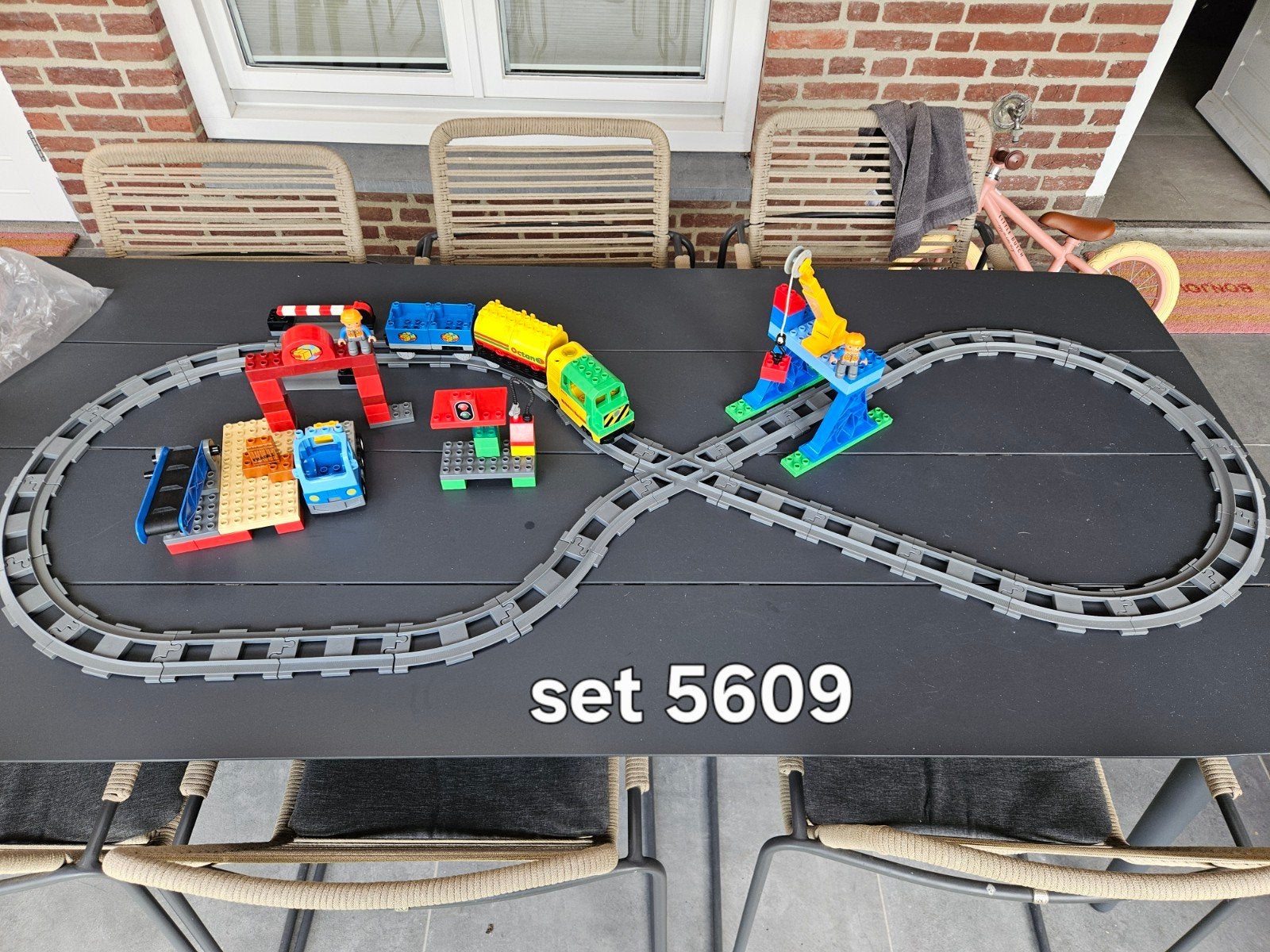 5609 Duplo elektrische trein set, Ophalen, Zo goed als nieuw, Duplo
