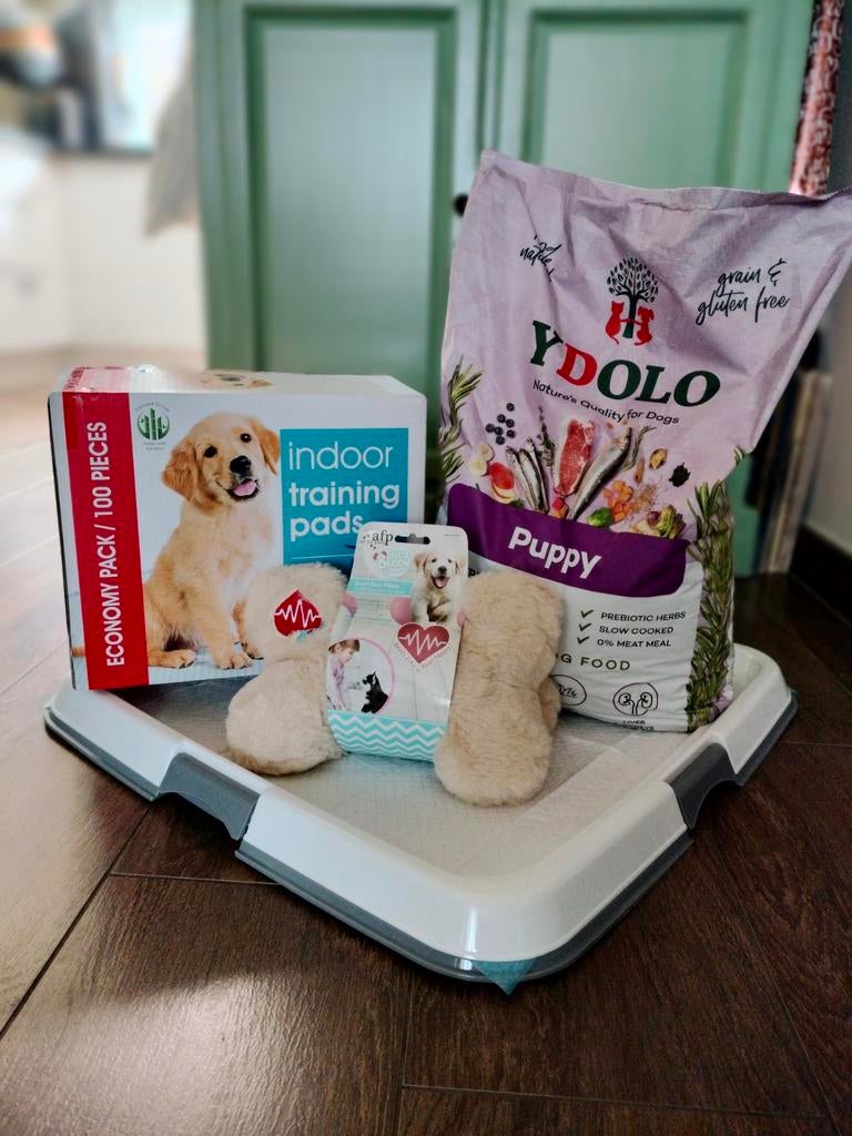 Puppy pakket, Ophalen, Nieuw