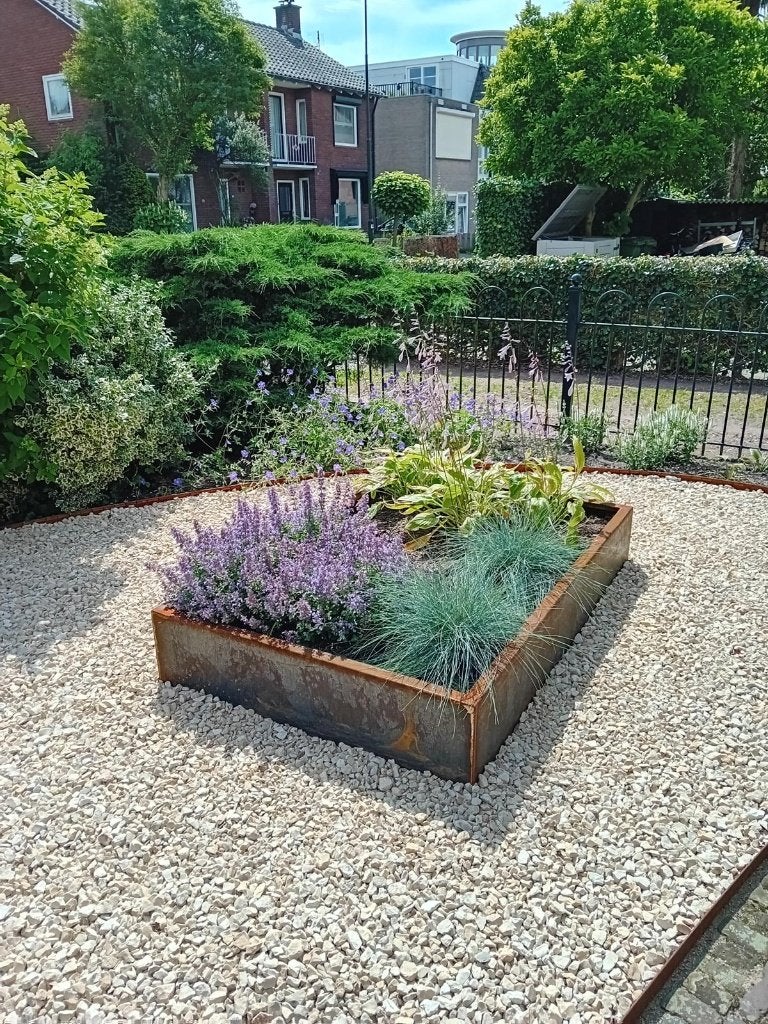 Cortenstaal Plantenbak 100x100x30cm, Ophalen, 100 cm of meer, Vierkant, Nieuw