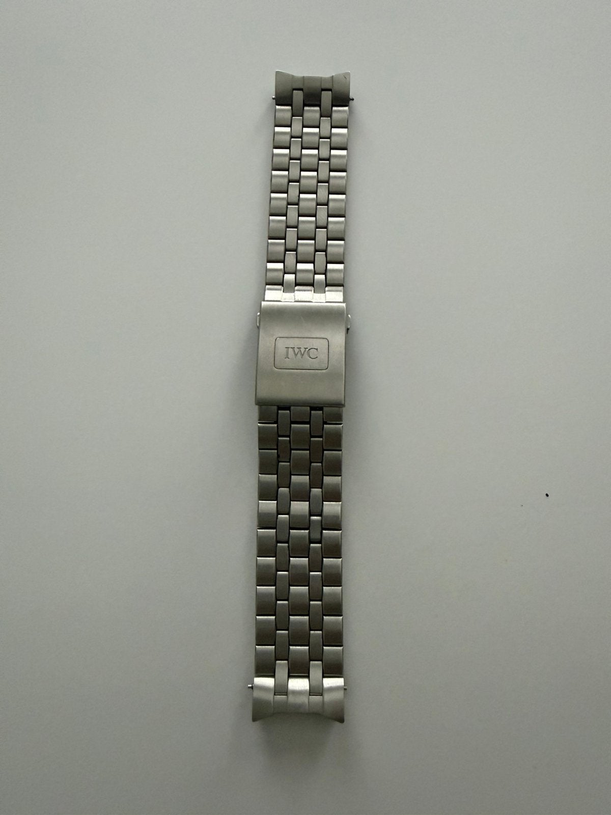 Originele IWC Pilot Stalen Band 21mm - Topstaat!, Overige merken, Staal, Staal, Ophalen of Verzenden