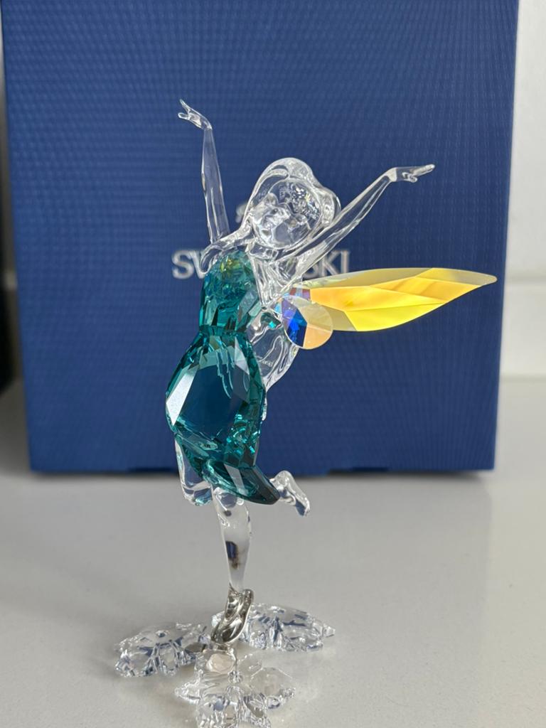 Swarovski disney elfje Zilverdauw, Verzamelen, Ophalen of Verzenden, Zo goed als nieuw, Figuurtje