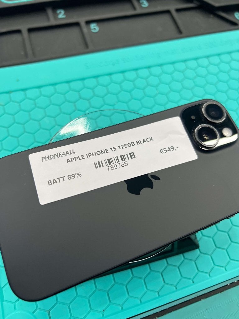 APPLE IPHONE 15 128GB BLACK, Niet ingevuld, 128 GB, Niet ingevuld, Ophalen of Verzenden