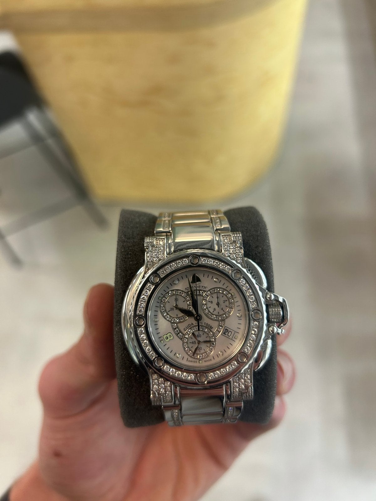 Aquanautic Princess Cuda Diamond Chronograph, Sieraden, Tassen en Uiterlijk, Overige merken, Staal, Polshorloge, Nieuw