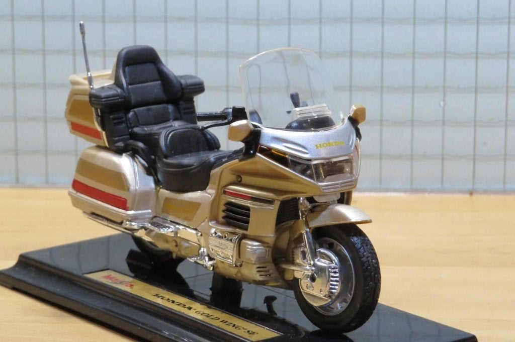 Honda GL1500 Goldwing goud 1:18 maisto, MayCheong, Maisto, Nieuw, Ophalen of Verzenden