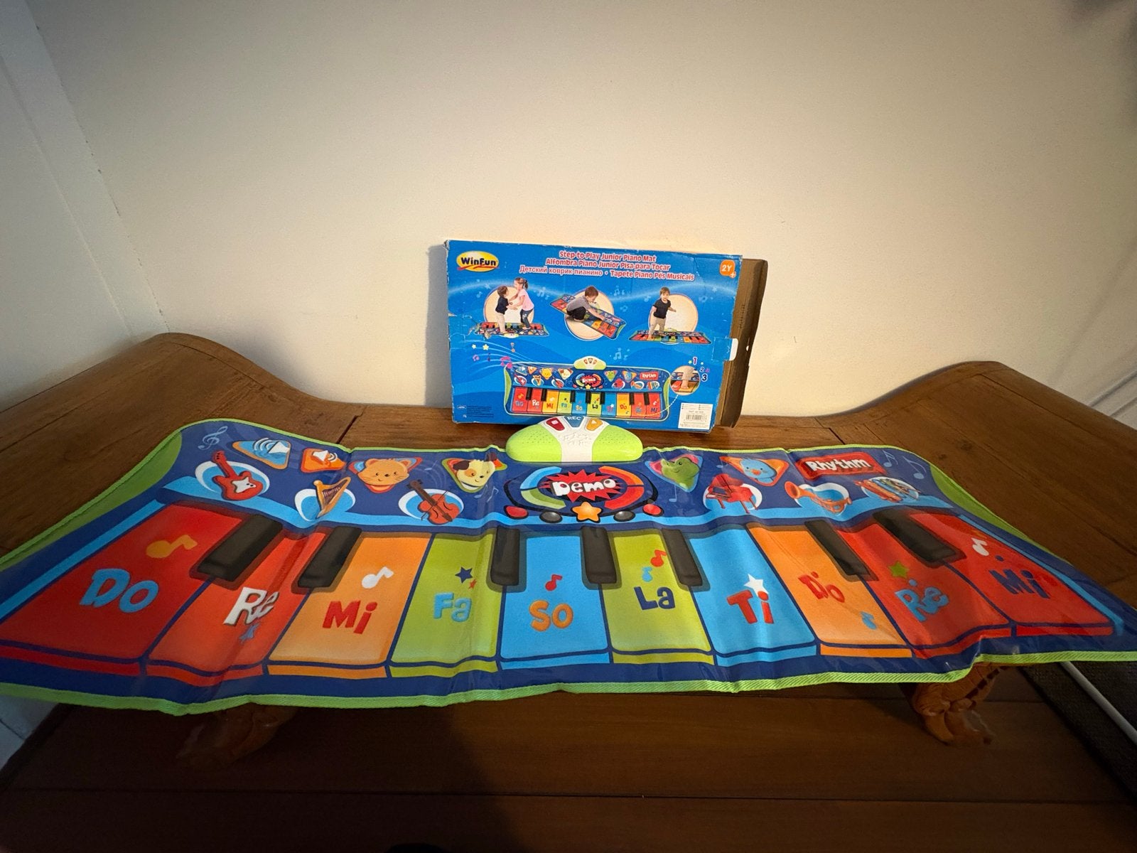 Winfun Step-to-Play Junior Piano Mat - Muziekmat, Ophalen of Verzenden, Gebruikt, Ontdekken, Met licht