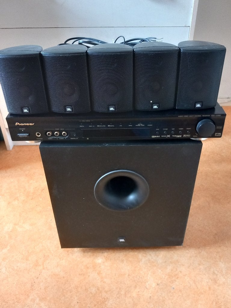 pioneer/jbl boxen, Audio, Tv en Foto, Home Cinema-sets, Ophalen, Gebruikt, 70 watt of meer, Pioneer