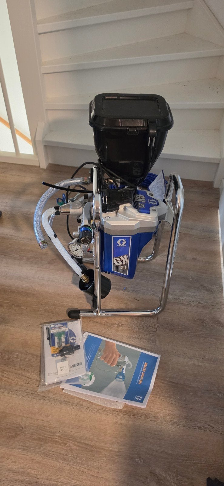 Graco GX 21 Verfspuit met diverse extra's - nieuw, Ophalen, Nieuw, Verfspuit of Verfpomp
