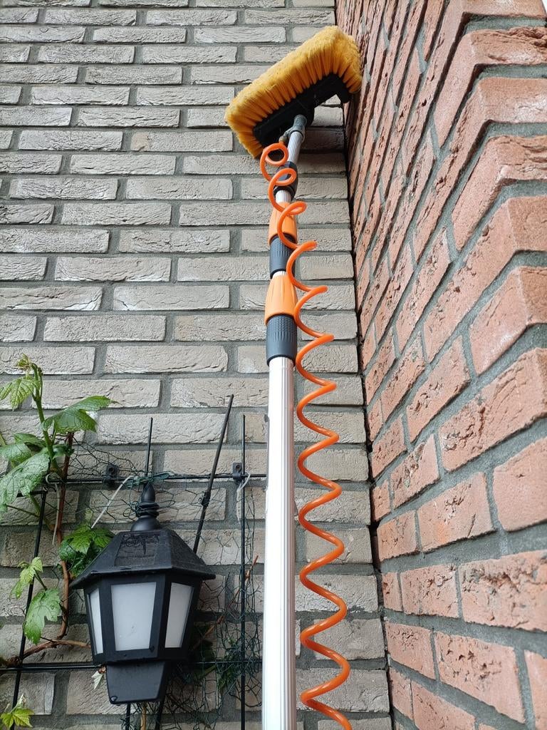 Uitschuifbare raam borstel , lange tot twee verdiepingen, Ophalen of Verzenden, Netvoeding, Minder dan 50 watt